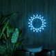 Sonne Symbol LED-Neonschild Wohnzimmer Bar