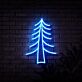 Tannenbaum LED-Neonschild Wohnzimmer Café