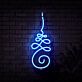 Ornamentale Linienverzierung LED-Neonschild Wohnzimmer Studio