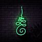 Ornamentale Linienverzierung LED-Neonschild Wohnzimmer Studio