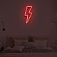 Blitzsymbol LED-Neonschild Schlafzimmer Wohnzimmer
