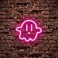 Geist Symbol LED-Neonschild für Gamingzimmer und Bar