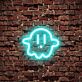 Geist Symbol LED-Neonschild für Gamingzimmer und Bar
