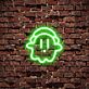 Geist mit Kopfhörern LED-Neonschild Gamingzimmer
