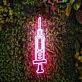Spritze LED-Neonschild für Tattoo Studio Bar