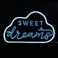 SWEET dreams LED-Neonschild Schlafzimmer Kinderzimmer