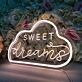 SWEET dreams LED-Neonschild Schlafzimmer Kinderzimmer