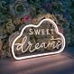 SWEET dreams LED-Neonschild Schlafzimmer Kinderzimmer