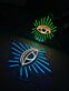 Auge mit Strahlen LED-Neonschild Wohnzimmer Bar
