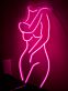 Abstrakte Frauenkörper Silhouette LED-Neonschild Wohnzimmer Studio