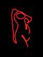 Abstrakte Frauenfigur LED-Neonschild Schlafzimmer Wohnzimmer
