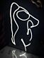 Abstrakte Frauenfigur LED-Neonschild Schlafzimmer Wohnzimmer
