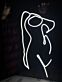 Abstrakte Frauenfigur LED-Neonschild Schlafzimmer Wohnzimmer