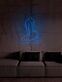 Künstlerische Silhouette einer sitzenden Frau LED-Neonschild Wohnzimmer