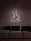 Künstlerische Silhouette einer sitzenden Frau LED-Neonschild Wohnzimmer