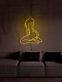 Künstlerische Silhouette einer sitzenden Frau LED-Neonschild Wohnzimmer