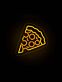 Pizzastück LED-Neonschild für Restaurant Imbiss