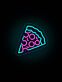 Pizzastück LED-Neonschild für Restaurant Imbiss