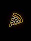 Pizzastück LED-Neonschild für Restaurant Imbiss