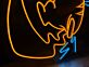 Comicfigur Pikachu LED-Neonschild für Kinderzimmer Gamingzimmer
