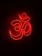 Om Symbol LED-Neonschild für Yoga Meditation