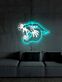 Pantherkopf LED-Neonschild Wohnzimmer Bar