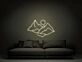 Berglandschaft mit Sonne LED-Neonschild Wohnzimmer Schlafzimmer