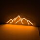 Bergsilhouette LED-Neonschild Wohnzimmer Schlafzimmer