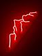 Bergsilhouette LED-Neonschild Wohnzimmer Schlafzimmer