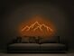 Bergsilhouette LED-Neonschild Wohnzimmer Schlafzimmer