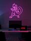 Drachenfigur LED-Neonschild für Gamingzimmer und Kinderzimmer