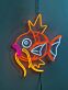 Goldfisch LED-Neonschild Wohnzimmer Bar