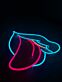 Mund mit herausgestreckter Zunge LED-Neonschild Schlafzimmer Wohnzimmer