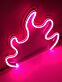 Flamme LED-Neonschild für Wohnzimmer und Bar