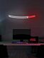 Samuraischwert LED-Neonschild für Gaming Wohnzimmer