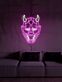 Japanischer Oni Maske LED-Neonschild für Bar Tattoo Studio