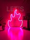 Flamme LED-Neonschild für Wohnzimmer und Bar