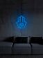 Hamsa Hand Symbol LED-Neonschild Wohnzimmer Meditationsraum