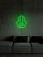 Hamsa Hand Symbol LED-Neonschild Wohnzimmer Meditationsraum