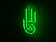 Hamsa Hand Symbol LED-Neonschild Wohnzimmer Meditationsraum