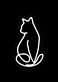 sitzende Katze LED-Neonschild Wohnzimmer Schlafzimmer