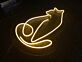 sitzende Katze LED-Neonschild Wohnzimmer Schlafzimmer