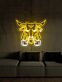 LED Neonschild mit kraftvollem Stierkopf als moderne Wanddekoration für Wohnzimmer Bar und Loft