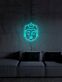 Buddha-Kopf LED-Neonschild für Wohnzimmer und Meditationsraum