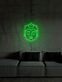 Buddha-Kopf LED-Neonschild für Wohnzimmer und Meditationsraum