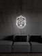 Buddha-Kopf LED-Neonschild für Wohnzimmer und Meditationsraum