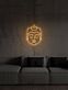 Buddha-Kopf LED-Neonschild für Wohnzimmer und Meditationsraum