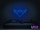 Herz mit Flügeln und Heiligenschein LED-Neonschild Wohnzimmer Schlafzimmer