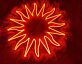 Sonne Symbol LED-Neonschild für Wohnzimmer oder Café