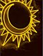 Sonne und Halbmond Symbol LED-Neonschild Wohnzimmer Schlafzimmer